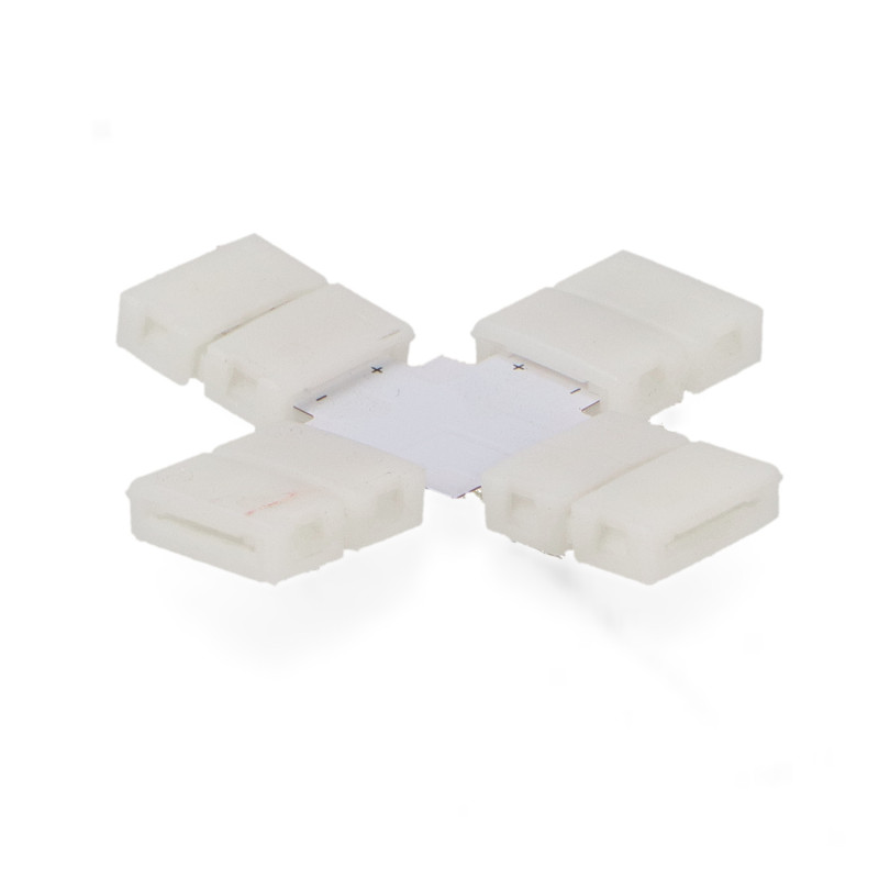Conector para Tira 10MM 12V/24V RGB Tipo X - DSC