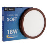 Plafon Led Soft 18W Wood Walnut  CCT