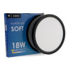 Plafon Led Soft 18W Black  CCT