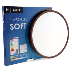 Plafon Led Soft 36W Wood Walnut  CCT