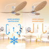 Ventilador de techo LED White Aras  CCT