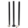 Columna para Farola 2,5M Desmontable Negro