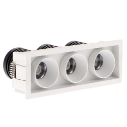Foco LED Mini White Fix Square 15W CCT  CCT