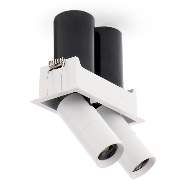 Foco LED orientable Mini White Tube Square 10W CCT  CCT
