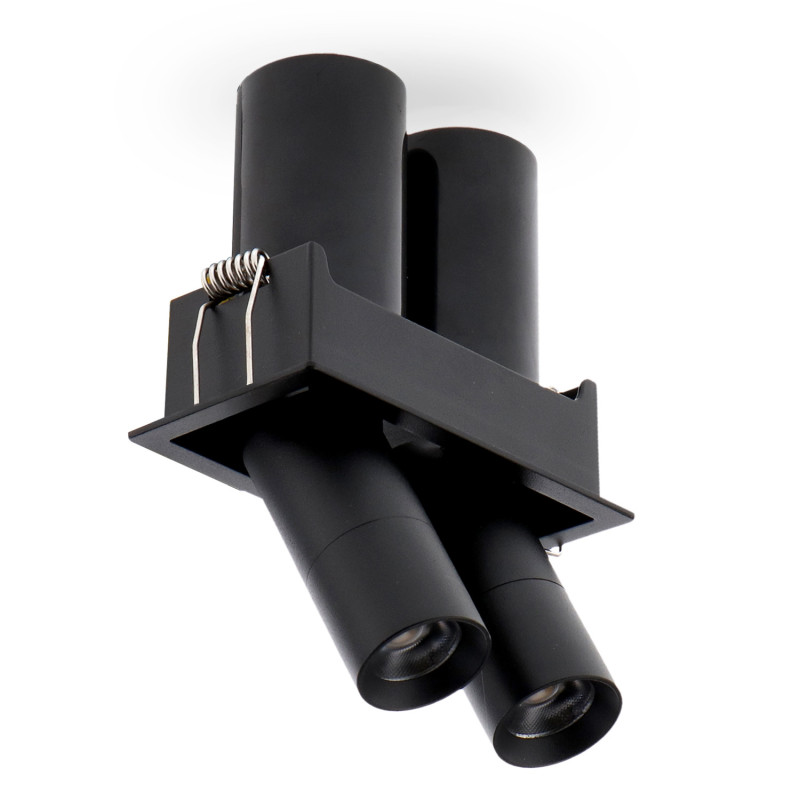 Foco LED orientable Mini Black Tube Square 10W CCT  CCT