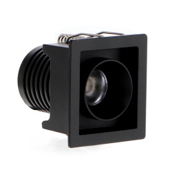 Foco LED Mini Black Fix Square 5W CCT  CCT