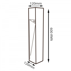 Baliza Led Cora Rust Brown CCT  CCT