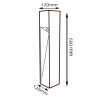 Baliza Led Cora Rust Brown CCT  CCT