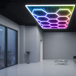 Regleta LED Hexagonal Panel Abeja 200W RGB  RGB
