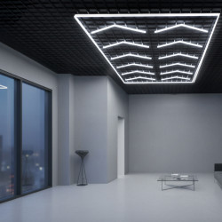 Regleta LED Hexagonal Doble Angulo 380W  6000K