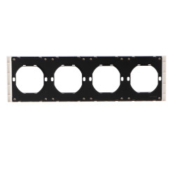 Marco PC para 4 Módulo CC-TR  Blanco
