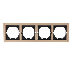 Marco PC para 4 Módulo CC-TR  Blanco