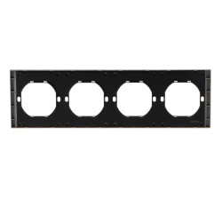 Marco PC para 4 Módulo CC-TR  Blanco