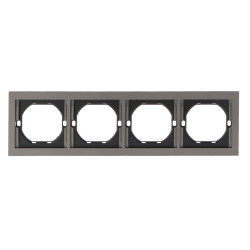 Marco PC para 4 Módulo CC-CL  Negro
