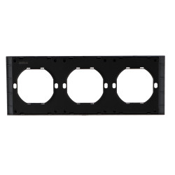 Marco PC para 3 Módulo CC-CL  Blanco