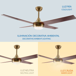Ventilador de techo LED Easymal - DSC  CCT