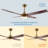Ventilador de techo LED Easymal - DSC  CCT