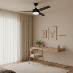 Ventilador de techo LED Black Curve - DSC  CCT