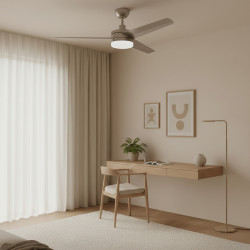 Ventilador de techo LED Grey Curve - DSC  CCT