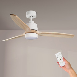 Ventilador de techo LED White Crazy  CCT