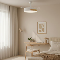 Ventilador de techo LED Messe Nature Ø107 cm  CCT