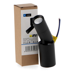 Aplique LED orientable  Black Tube 5W (UGR 17)  2700k
