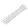 Bolsa 30 pcs bridas blancas 100% nylon  7.6X350 mm