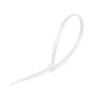 Bolsa 100 pcs bridas blancas 100% nylon  4.8X400 mm
