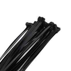 Bolsa 30 pcs bridas negras 100% nylon  7.6X350 mm