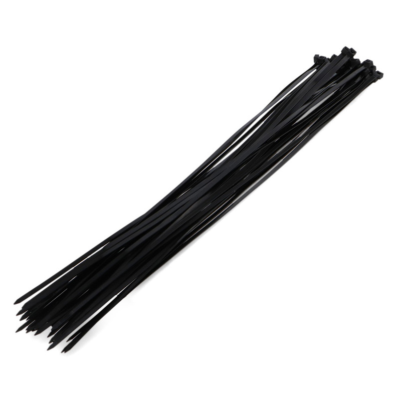 Bolsa 30 pcs bridas negras 100% nylon  8.8X700 mm