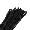 Bolsa 100 pcs bridas negras 100% nylon  4.8X200 mm