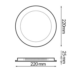 Downlight LED Pro Lass 22W CCT  CCT