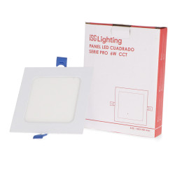 Panel LED Cuadrado Serie Pro 6W CCT  CCT