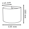 Aplique de Pared LED White Round 12W IP54  CCT