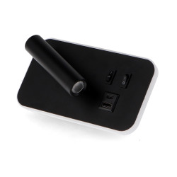 Aplique de pared Led orientable Black Square 10W  4000K