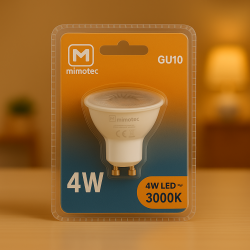 Bombilla LED GU10 4W 38º  4000K