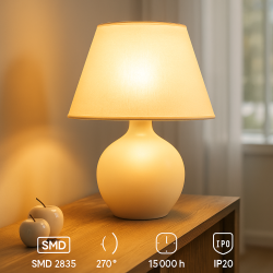 Bombilla LED E27 A60 15W  6500K