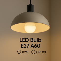 Bombilla LED E27 A60 10W  6500K