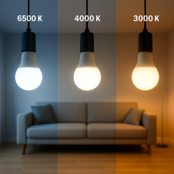 Bombilla LED E27 A55 8W  4000K