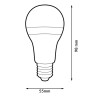 Bombilla LED E27 A55 6W  6500K