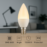 Bombilla LED E14 C37 7W  4000K