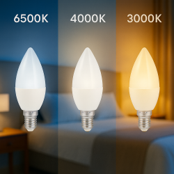 Bombilla LED E14 C37 7W  3000K