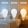 Bombilla LED E14 G45 9W  6500K