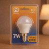 Bombilla LED E14 G45 7W  6500K