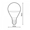 Bombilla LED E14 G45 5W  6500K