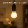 Bombilla LED E27 G45 9W  4000K