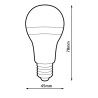 Bombilla LED E27 G45 7W  4000K