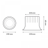 Downlight LED White Luxtar 50W CCT  CCT