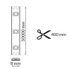 Tira Led 24V Cob Big Ip20 10W/m - 50 Metros  4000K