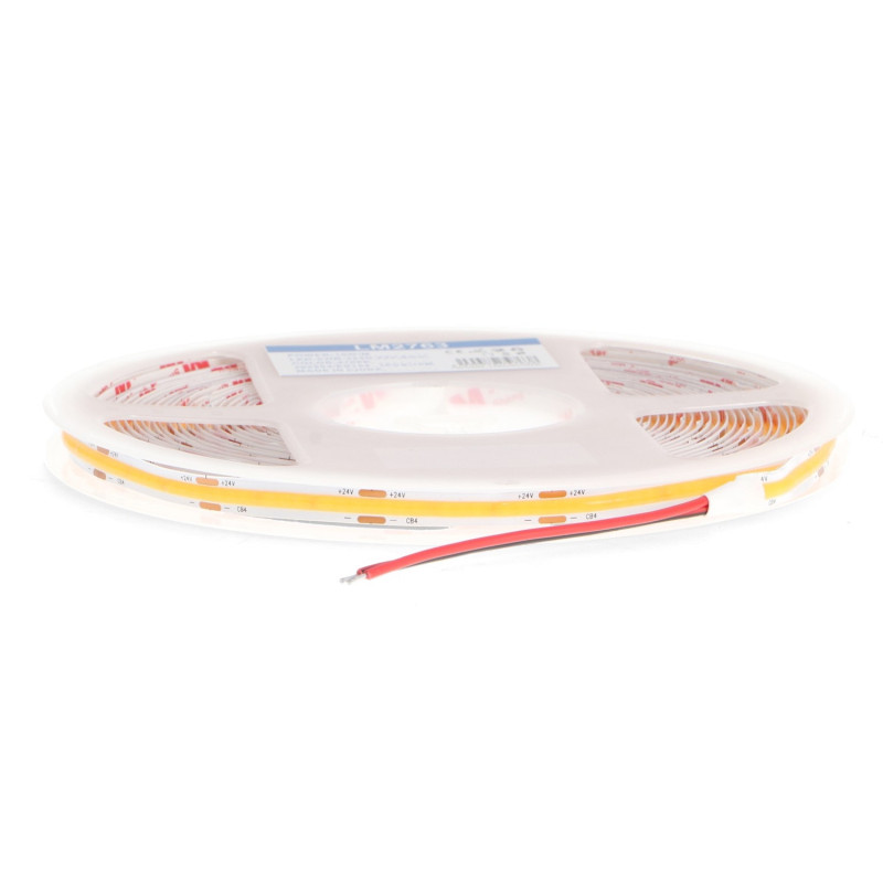 Tira Led 24V Cob Nake Ip20 10W/m - 10 Metros  2300K